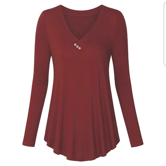 NWOT Maroon Women's Shirt XXL/2X - Picture 3 of 7